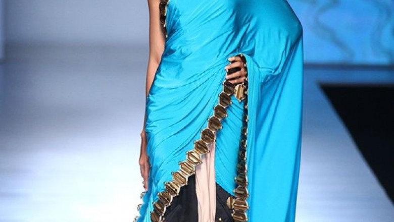 Stitched Pant Saree and Dhoti Saree Gown Online Shopping