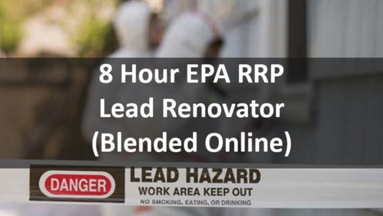 EPA RRP Training Course Certification