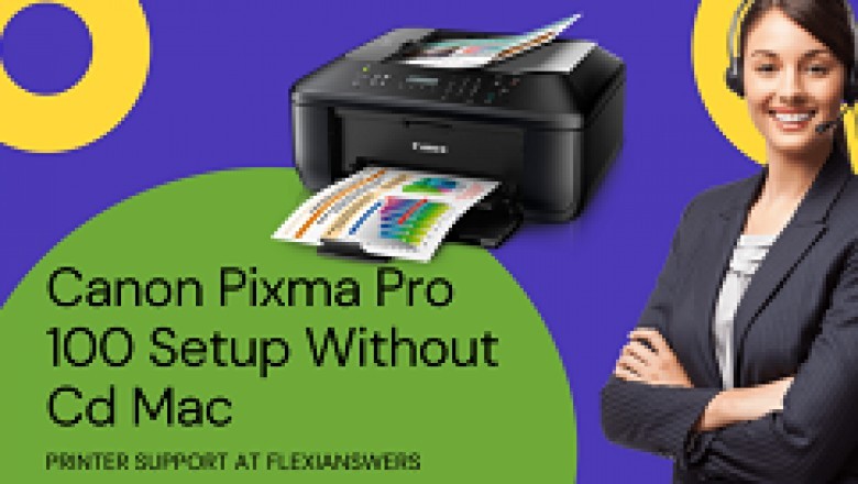 Canon Pixma pro 100 setup without CD Mac [SOLVED]
