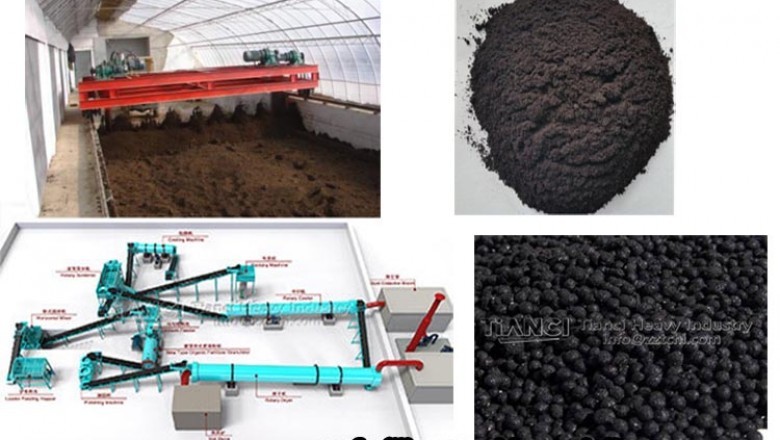 Harmless treatment of manure by machine and reuse of farm manure