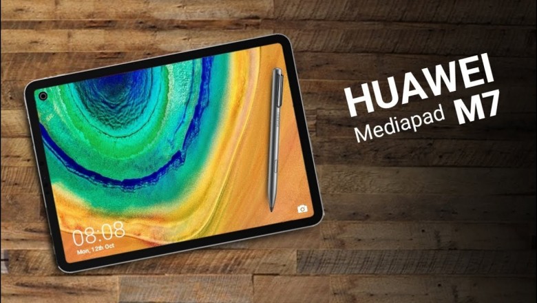A punch-hole monitor for Huawei MediaPad M7 renders-Mobile Arrival