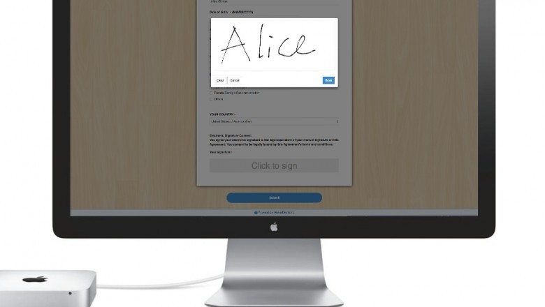 Online Waiver Signing