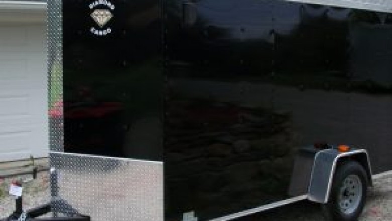 V Nose Tandem Axle Cargo Trailer