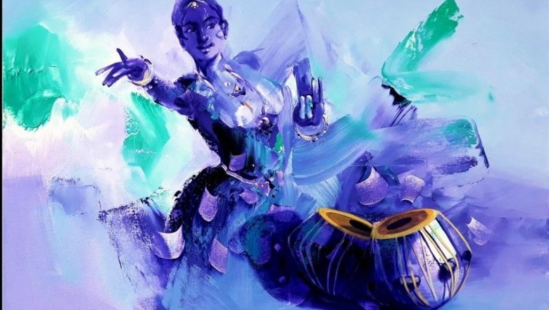 Big wall paintings for corporate space