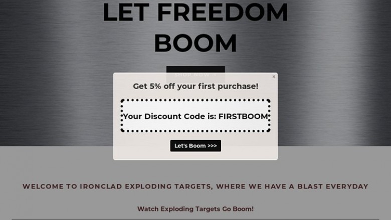 Exploding Rifle Target