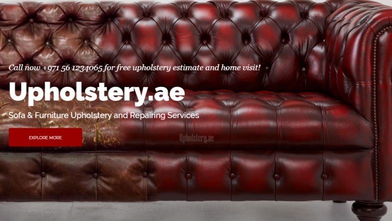 Sofa upholstery repair