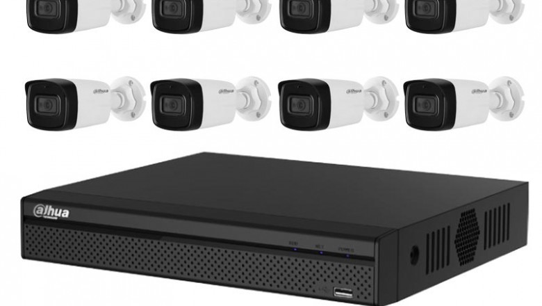 Check Online Dahua 4MP HDCVI IR Bullet Camera with 8Ch DVR