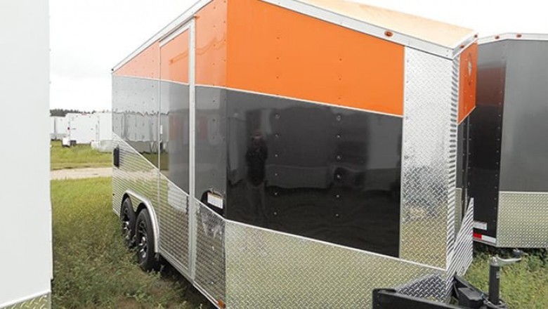 V Nose Cargo Trailer