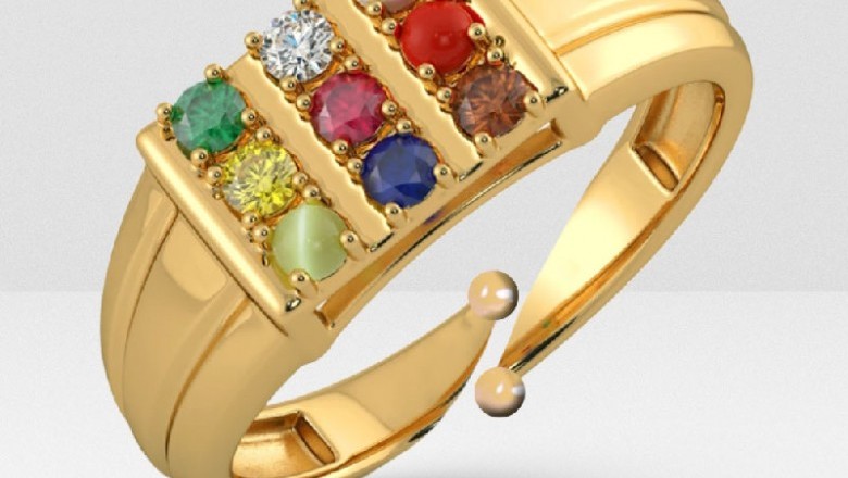 Navratna/ Navgrah 9 Gemstones Adjustable Ring Buy 1 Get 1 Free