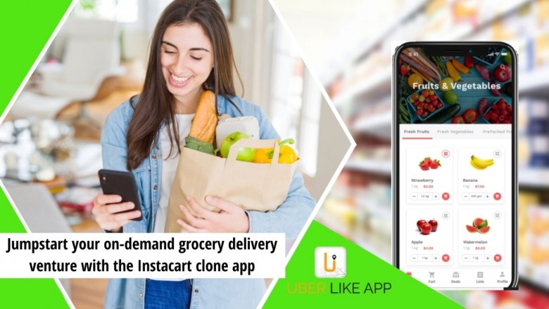 Repeat the success of the Instacart app with a fully customizable clone script.