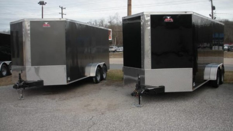 7x12 Enclosed Trailer