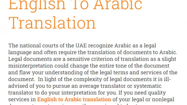 translation agencies in dubai