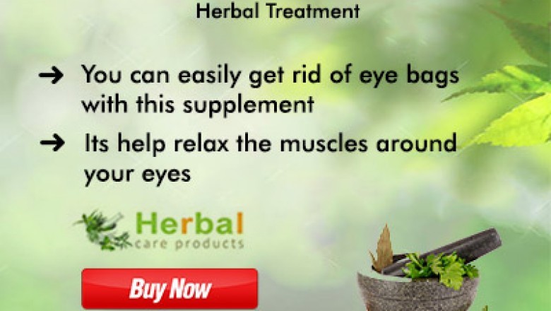 Herbal Treatment for Eye Bags - Herbal Care Products