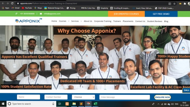 Best Python Training Classes in Chennai, Job Oriented Modules
