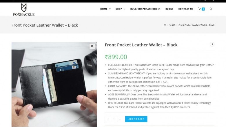 slim Leather Wallet