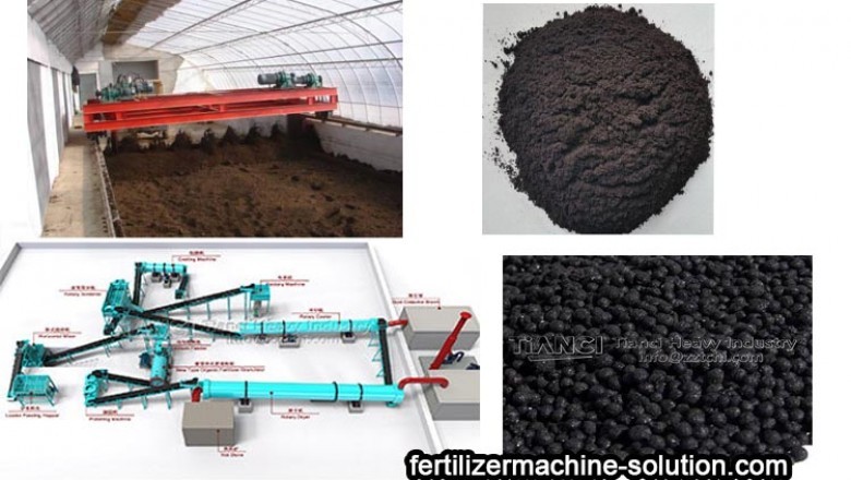 What equipment is needed to process organic fertilizer