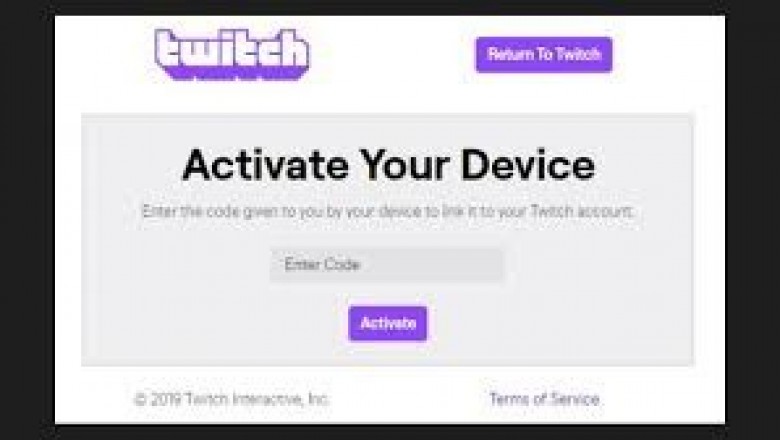 Twitch TV Activation