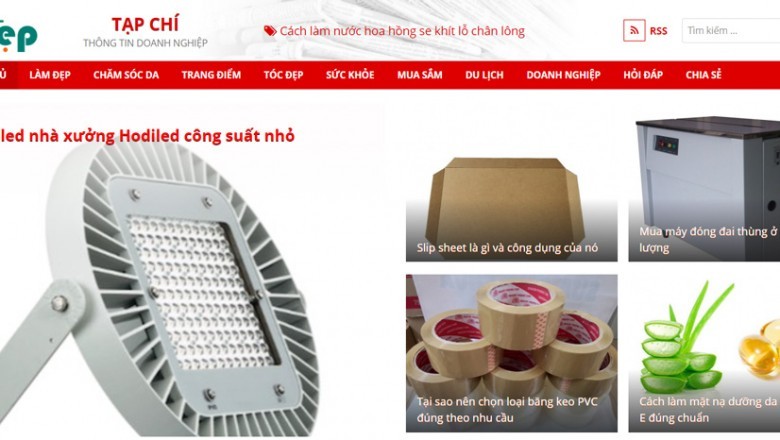 Information channel for beauty and Vietnamese business people