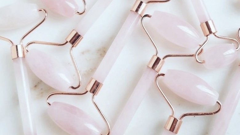 The Newest Skincare Craze is Rose Quartz Facial Roller