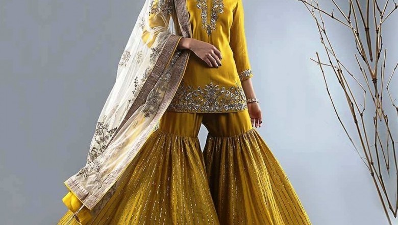 Sharara suits and drape sharara pants dress Buy Online at reasonable price