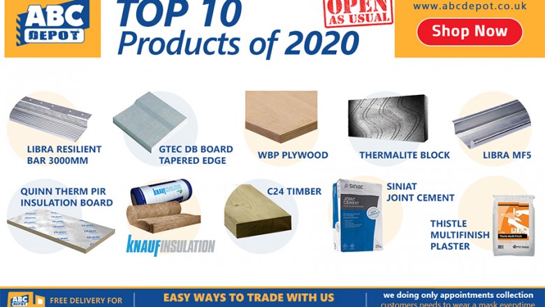 Top 10 Building materials products of 2020 – ABC Depot