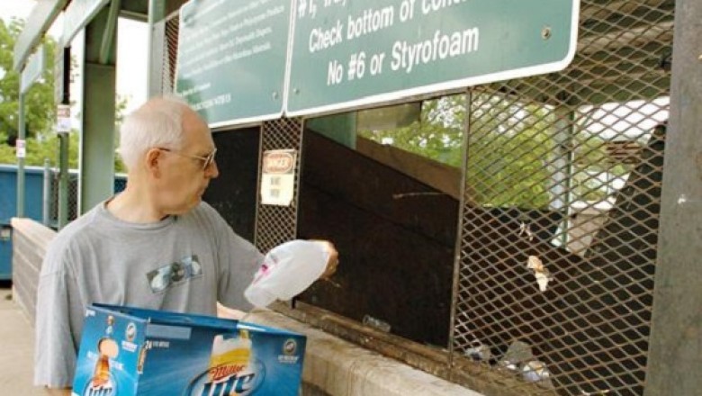 Why curbside recycling services do not accept Styrofoam waste?