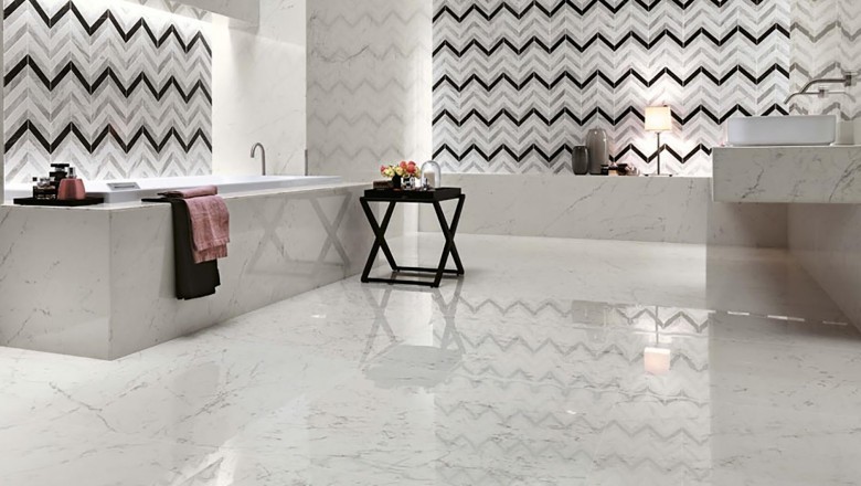 Trendy Design of Floor Tiles with Desert Impact