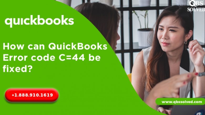 How to solve Error code C=44 be fixed?