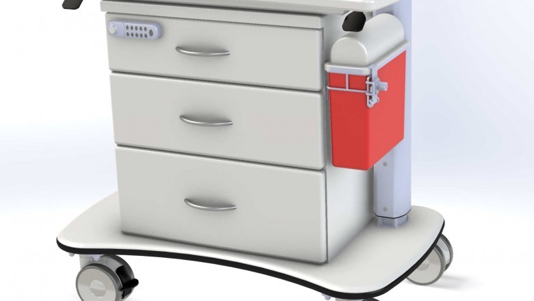 Medical carts are one of the most important portable devices in hospitals with major applications in bedside activities of patients