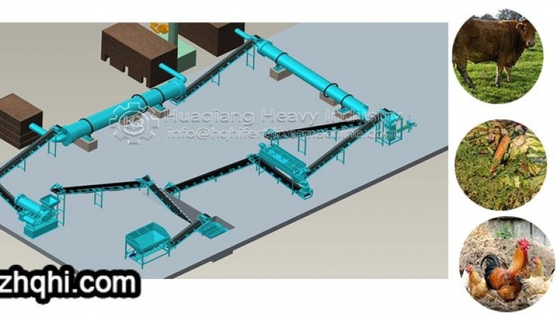 Production technology of small scale organic fertilizer production line