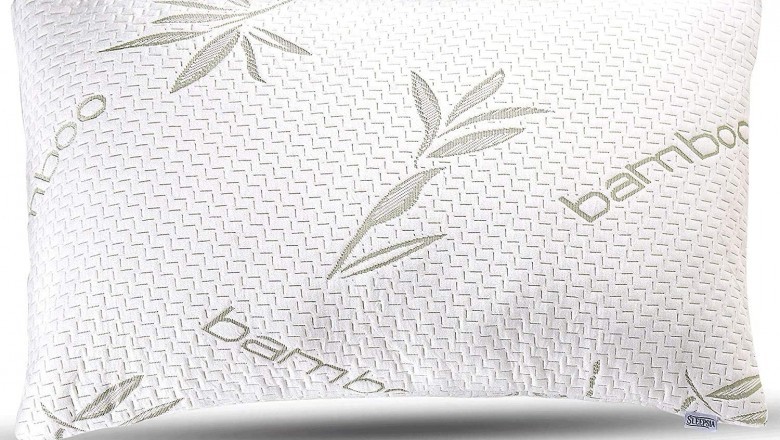bamboo pillow with cooling gel