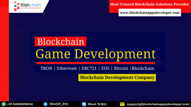 Blockchain Game Development Company - Build Your Decentralized Games On Popular Blockchain Networks