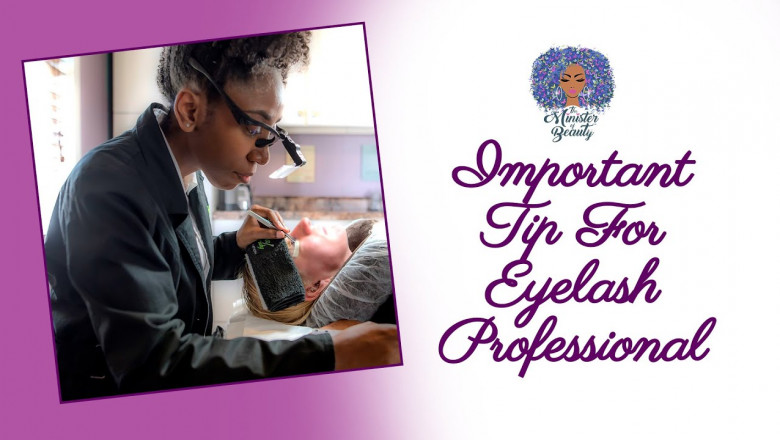 IMPORTANT TIP FOR EYELASH PROFESSIONALS