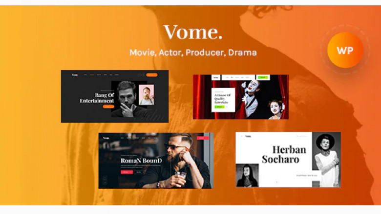 Vome – latest Multipurpose Film Studio Movie Production WordPress Theme