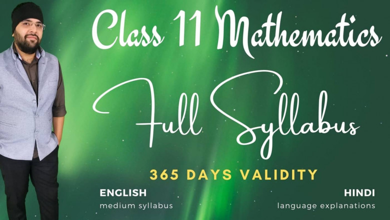 Full Syllabus of Class 11 Maths | Mathyug