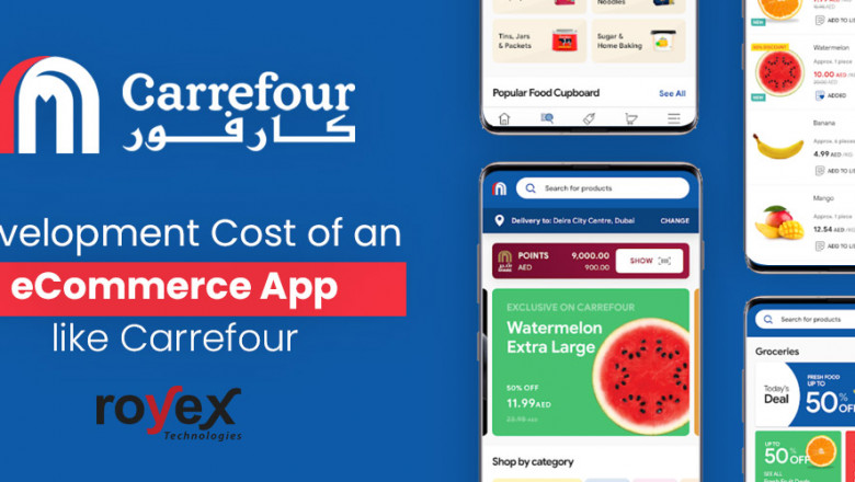 Development cost of an eCommerce platform like Carrefour?