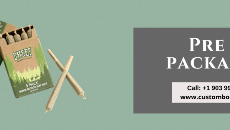 Logo printed cheap pre roll packaging in Texas