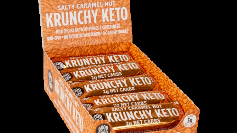 Good Good Krunchy Keto Salty Caramel Nut Bars