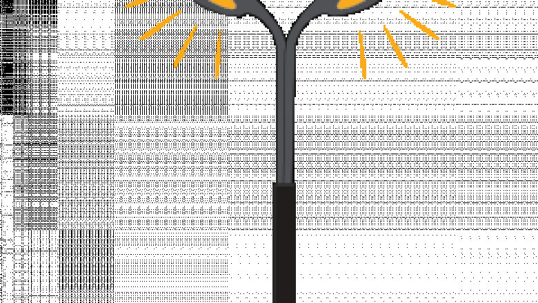 What's the normal height of a street light pole ?