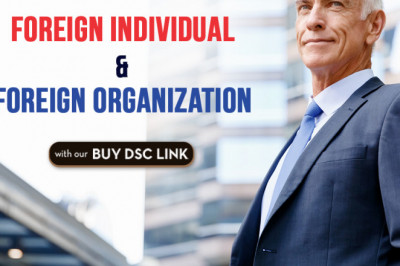 Digital Signature Certificate For Foreign National and Organization