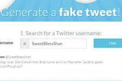 Generate fake tweets with ease in seconds