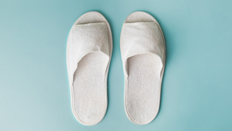 Disposable Slippers are a form of soft, warm slip-on footwear that is typically worn indoors