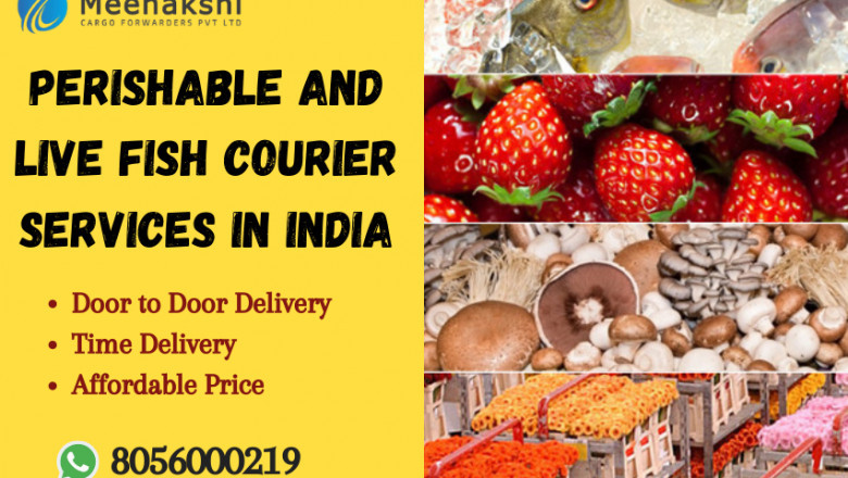 Get our live fish cargo service in India and perishable air cargo forwarders in India.