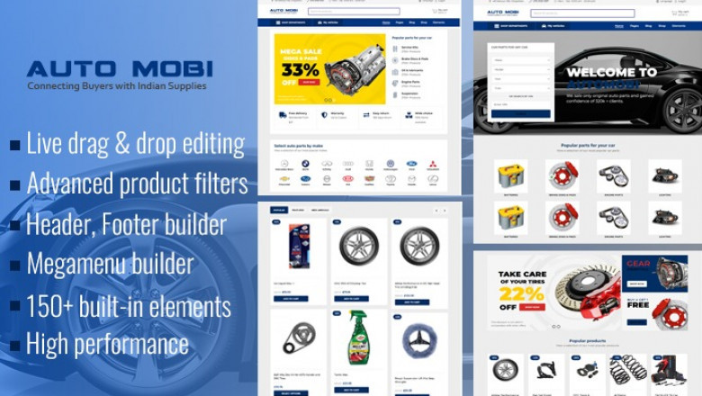 AutoMobi Theme - Car Dealers Car Accessories Car PortalsWordPress Theme.