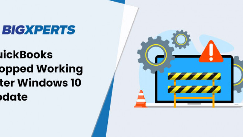 Quickbooks has stopped working windows 10