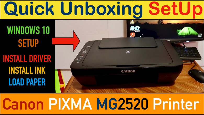 Canon PIXMA MG2520 Driver Download and Wireless Setup