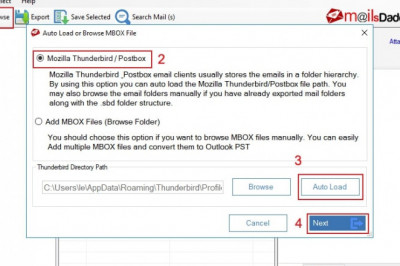 How do I convert Thunderbird email to Outlook?