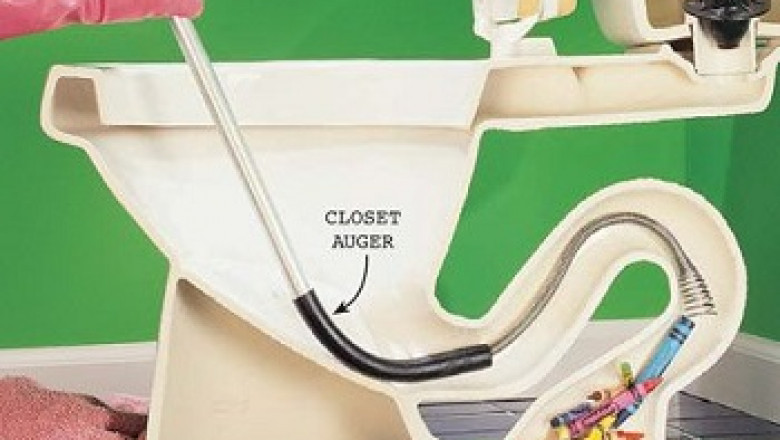 Unclogging A Toilet Inside your House
