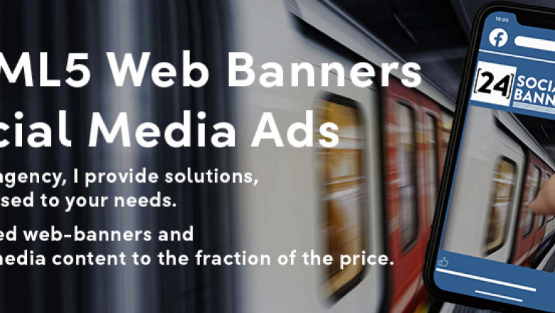 Animated social media banners