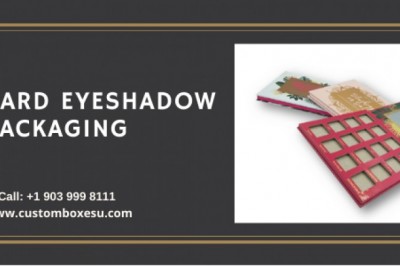 Cardboard eyeshadow packaging
